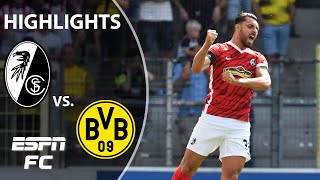 Freiburg shocks Erling Haaland amp Borussia Dortmund in surprise win  Bundesliga Highlights  ESPN FC [upl. by Hayward]