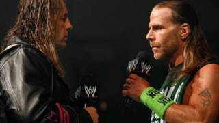 Raw Bret Hart encounters Shawn Michaels for the first time [upl. by Aioj]