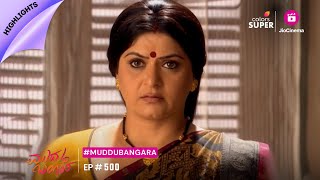 Muddu Bangara  ಮುದ್ದು ಬಂಗಾರ  Ep 500  Highlights [upl. by Inej]