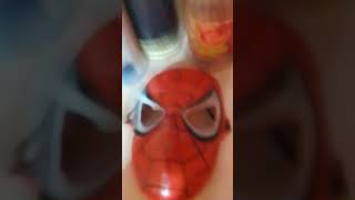 Vendemos máscaras de hombre araña Por solo suscríbete y y también dale like espérelo desu puerta [upl. by Tabib]