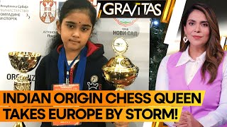 Gravitas 8YearOld Chess sensation Bodhana Sivanandan dominates European Blitz Championship [upl. by Uamak]