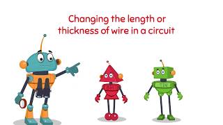 Length and thickness of wire in a circuit 58 [upl. by Ynamrej]