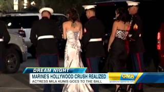 Mila Kunis Attends Military Gala [upl. by Inig962]