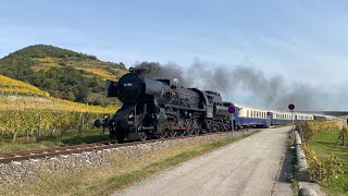 Dampf in der Wachau  Sonderzug im Goldenen Herbst [upl. by Almap900]