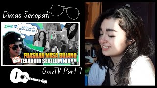 Listening to Dimas Senopati on OmeTV Part 7 Reaction Video Too Many Love Songs it Melts My 💜🥲 [upl. by Renba]