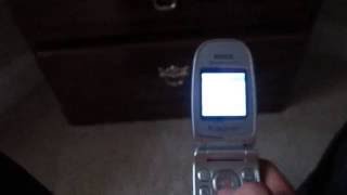 Sony Ericsson Z300a Cingular Wireless Ringtones [upl. by Aisereht]