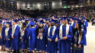 Atlee High School Hat Toss  Graduation 2019 [upl. by Quillan]