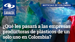 ¿Qué les pasará a las empresas productoras de plásticos de un solo uso en Colombia [upl. by Corene]