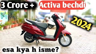 2024 Brand New Honda activa standard model review 🔥  In hindi [upl. by Marlow]