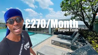 This BANGKOK Condo costs less than your CAR INSURANCE Bang Kapi District [upl. by Brina]