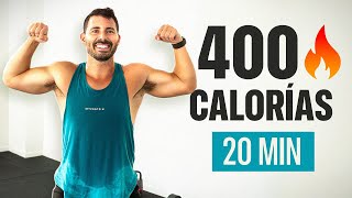 🔥 QUEMA MUCHAS CALORÍAS en 20 MIN con este CARDIO HIIT  Ejercicios en CASA para BAJAR DE PESO [upl. by Aihseyn451]