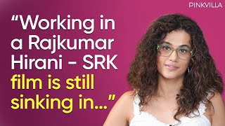 Taapsee Pannu interview on Dunkis Box Office working with Shah Rukh Khan career goals amp more [upl. by Harri]