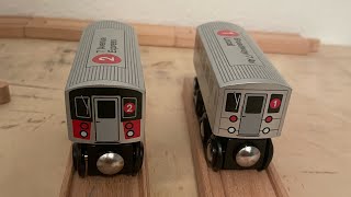 Rating the MTA’s 1 amp 2 wooden railway Metros [upl. by Odrarej555]