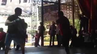 Chris Weidman UFC 162 Open Workout [upl. by Ydniahs]