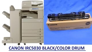 HOW TO CHANGE DRUM UNIT ON THE CANON IR ADVANCE C5030C5035C5045C5051 [upl. by Ecille]