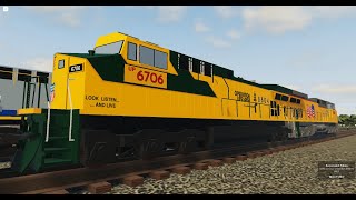 Roblox UP 6706 Ex CNW 8804 [upl. by Anneres]