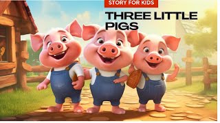 Three Little Pigs  Story for Kids [upl. by Cordell160]