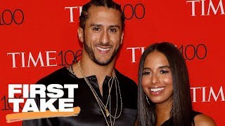 Did Colin Kaepernicks girlfriends tweet keep Ravens from signing him  First Take  ESPN [upl. by Col691]