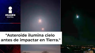 Así iluminó un asteroide el cielo y se estrelló contra la Tierra poco después de ser detectado [upl. by Anelrahc631]