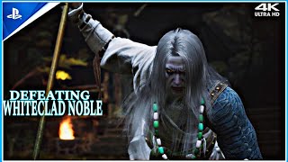 HOW TO DEFEAT WHITECLAD NOBLE BLACK MYTH WUKONG GAMEPLAY WALKTHROUGH PS5 4K 60FPS [upl. by Redneval340]