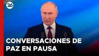 Rusia afirmó que las conversaciones de paz con Ucrania están en pausa [upl. by Mcdermott]