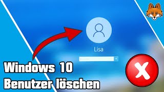 Windows 10 Benutzerkonto löschen  einfache Anleitung 💻✅ [upl. by Nonnah]