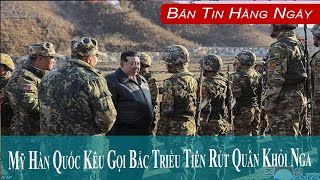 Mỹ Hàn Quốc Kêu Gọi Bắc Triều Tiên Rút Quân Khỏi Nga  vietpho tv  Bản Tin Hằng Ngày [upl. by Nailliw904]