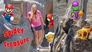 Assistant Searches for The Spidey and Super Mario Treasure in The Disney Caves [upl. by Shaylynn]