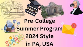 PreCollege Summer Program in PA USA [upl. by Tonia]