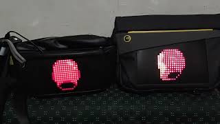 DIVOOM PIXOO Sling Bag amp Sling Bag V LED screen comparison [upl. by Thaddaus]