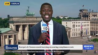 240927 DW Correspondent Chiponda Chimbelu from Berlin for ABC News Australia [upl. by Mckeon]