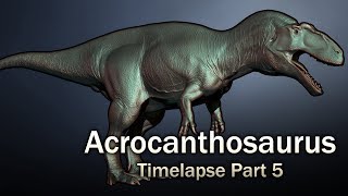 Acrocanthosaurus Part 5  Body Scales [upl. by Noelyn]