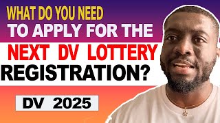 What do you need to apply for the next DV lottery registration dv2025 travelabroad dvlottery [upl. by Aila]