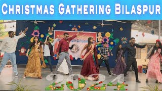 Christmas Gathering Bilaspur 2024  4K Dance Video 📸  St Vincent Palloti Church Bilaspur [upl. by Gothard498]