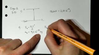 310 Ergo Fysik2 Jonisering väteatom [upl. by Trey6]