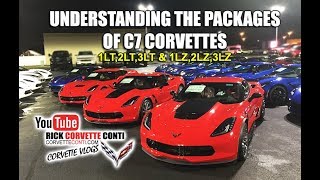 WHAT ARE DIFFERENCES in 1LT2LT3LT amp 1LZ2LZ3LZ CORVETTE PACKAGES on C7 [upl. by Pisarik]