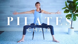 Chair Pilates for Seniors amp Beginners  Gentle Pilates Workout with Stretching [upl. by Karlise]