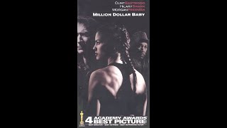 Opening to Million Dollar Baby 2005 VHS [upl. by Airam]