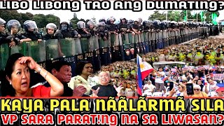 LIBO LIBONG TAO SA LIWASANG BONIFACIO VP SARA PARATING NA SA LIWASANG BONIFACIO KAYA PALA NAGPANC [upl. by Naloj]