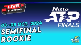 Tennis Clash Nitto ATP Finals Rookie Semifinal Round October 2024 [upl. by Nommad]