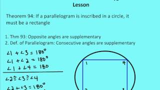 107 Inscribed and Circumscribed Polygons Lesson [upl. by Vachel]