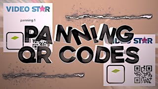 BEST FREE PANNING QR CODES  Videostar [upl. by Aikemal69]