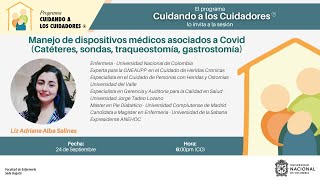 Manejo de dispositivos médicos asociados a Covid Catéteres sondas traqueostomía gastrostomía [upl. by Rezzani]