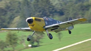 Vintage Warbirds taking off at Hahnweide Airshow Germany [upl. by Rudd]