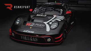 🟠RENNSPORT  Bruno Ellis tests Porsche 911 Gt3 R 992 at Road Atlanta [upl. by Lemra]