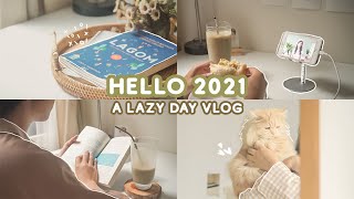 HELLO 2021 🍳 Vlog 5 lazy day simple breakfast package unboxing from Newchic Asia  Indonesia [upl. by Chantal]