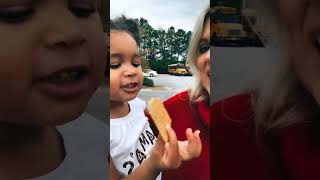 Scarlett saying quotLasagnaquot funnykids scarlettandtiania shortsvideo [upl. by Donn]