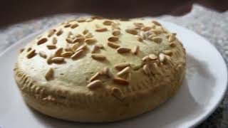 Torta vegana crema pasticcera e pinoli semplice e cremosissima Ricetta dolce da provare [upl. by Muller]