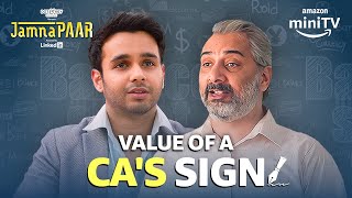 The Value Of A Chartered Accountants Signature ft Varun Badola  Jamnapaar  Amazon miniTV [upl. by Ellednek929]