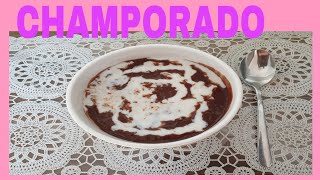 HOW TO COOK CHAMPORADO  ANNIE MICH [upl. by Ahsitam]